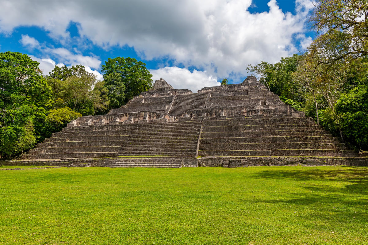 Zona arqueológica de Monte Albán en Oaxaca